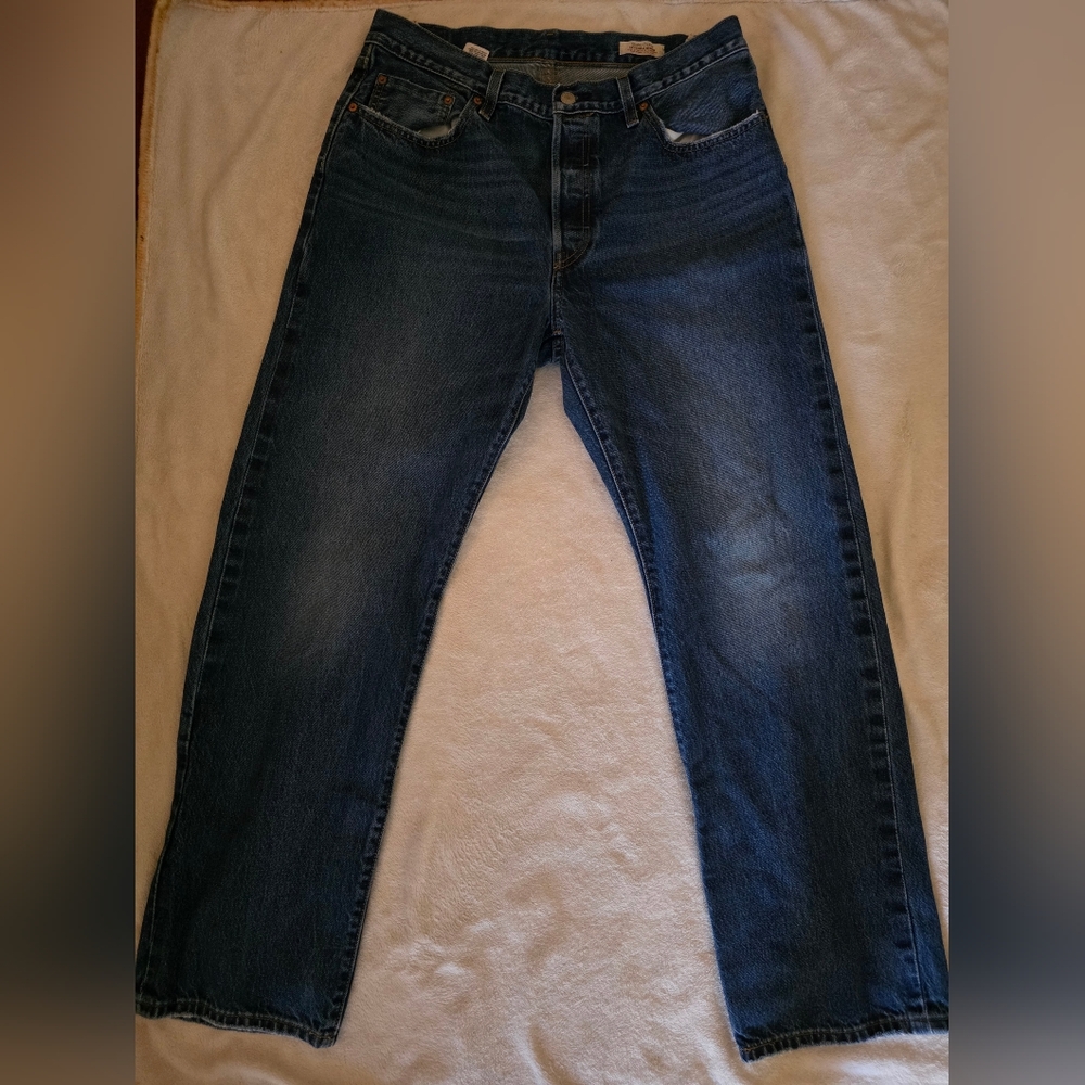 Levi's Dark Blue Women's Straight Jeans